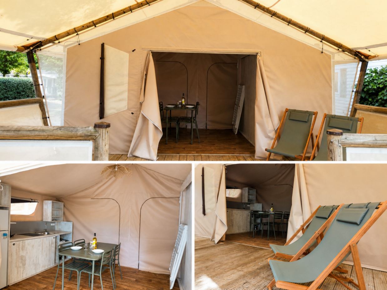 2-Bedroom Lodge Tent for 4 People