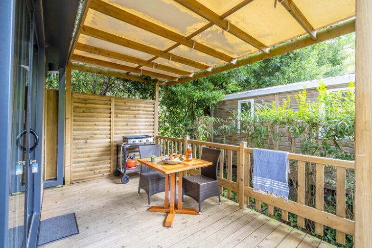 Premium stacaravan met 1 slaapkamer voor 2 persone