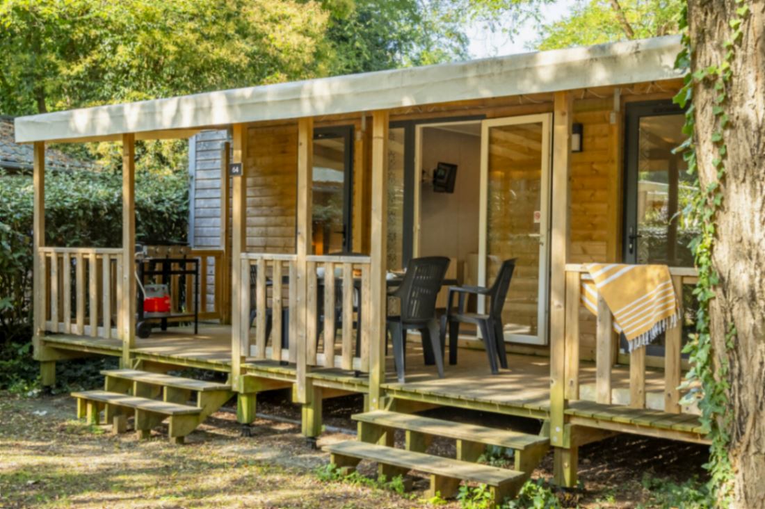 Stacaravan met 2 slaapkamers, 2 badkamers, premium